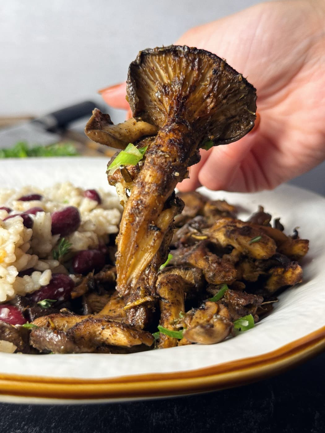 Jerk Oyster Mushroom Plate