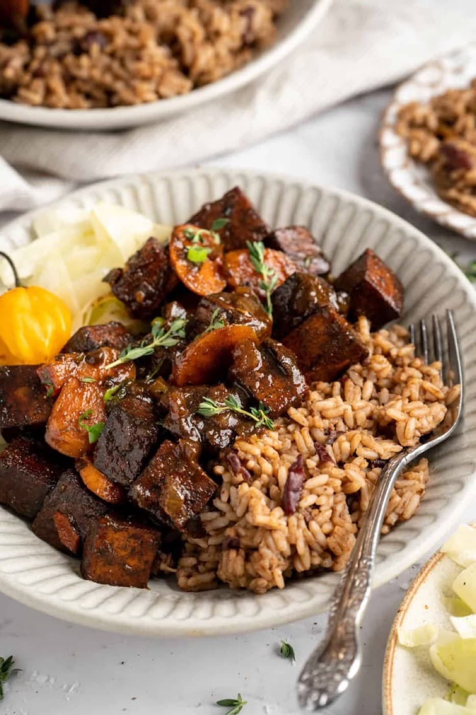 Vegan Brown Stew Tofu